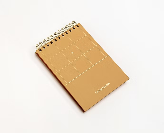 A5 SPIRAL NOTEBOOK - CAMEL 