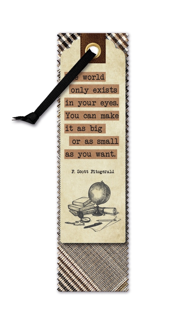 ACADEMIA BOOKMARK THE WORLD ONLY EXISTS 