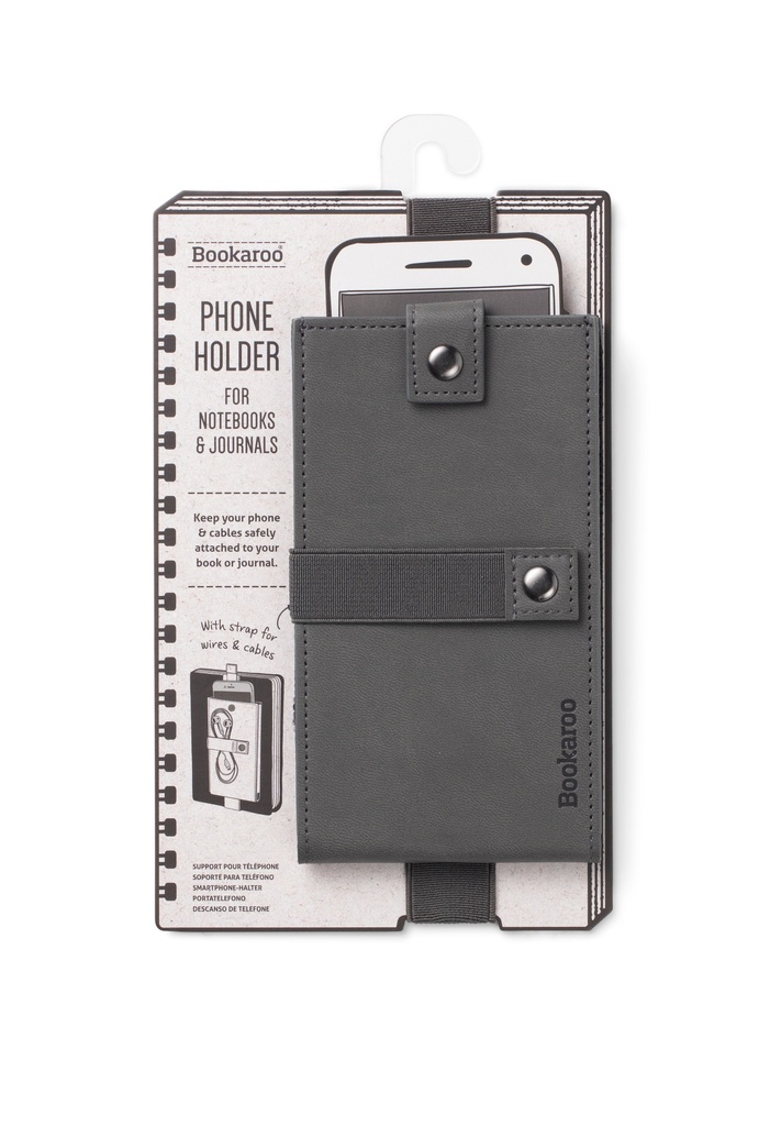 BOOKAROO PHONE HOLDER CHARCOAL 