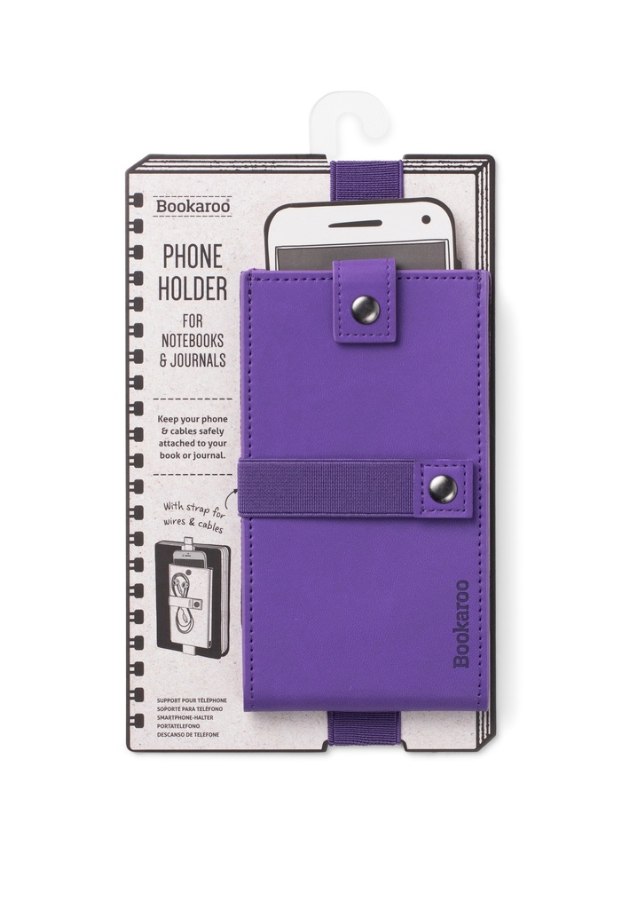 BOOKAROO PHONE HOLDER PURPLE 