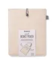 BOOKS & STUFF POUCH- CREAM 