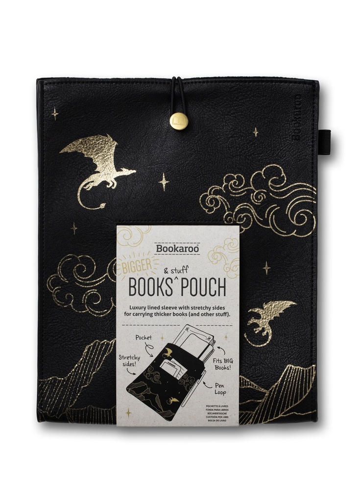 BOOKS & STUFF POUCH- DRAGON 