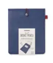 BOOKS & STUFF POUCH- NAVY 