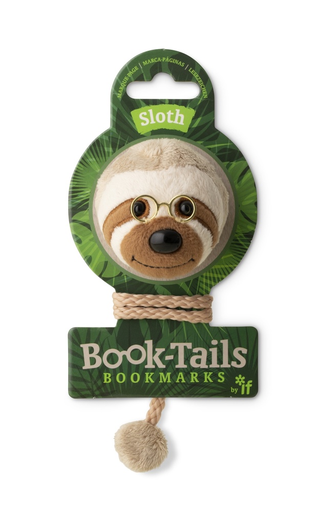 BOOK-TAILS BOOKMARK - SLOTH 