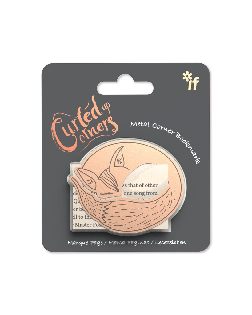 CURLED UP CORNERS BOOKMARKS FURLED FOX 