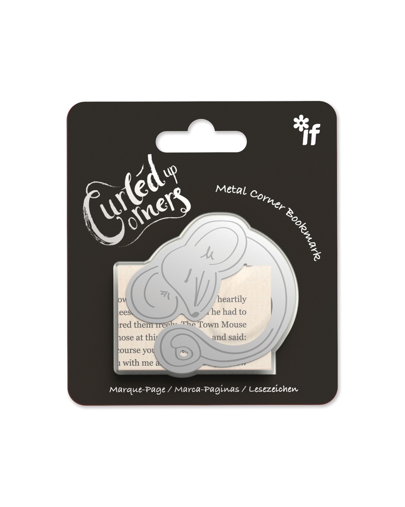CURLED UP CORNERS BOOKMARKS QUIET MOUSE 