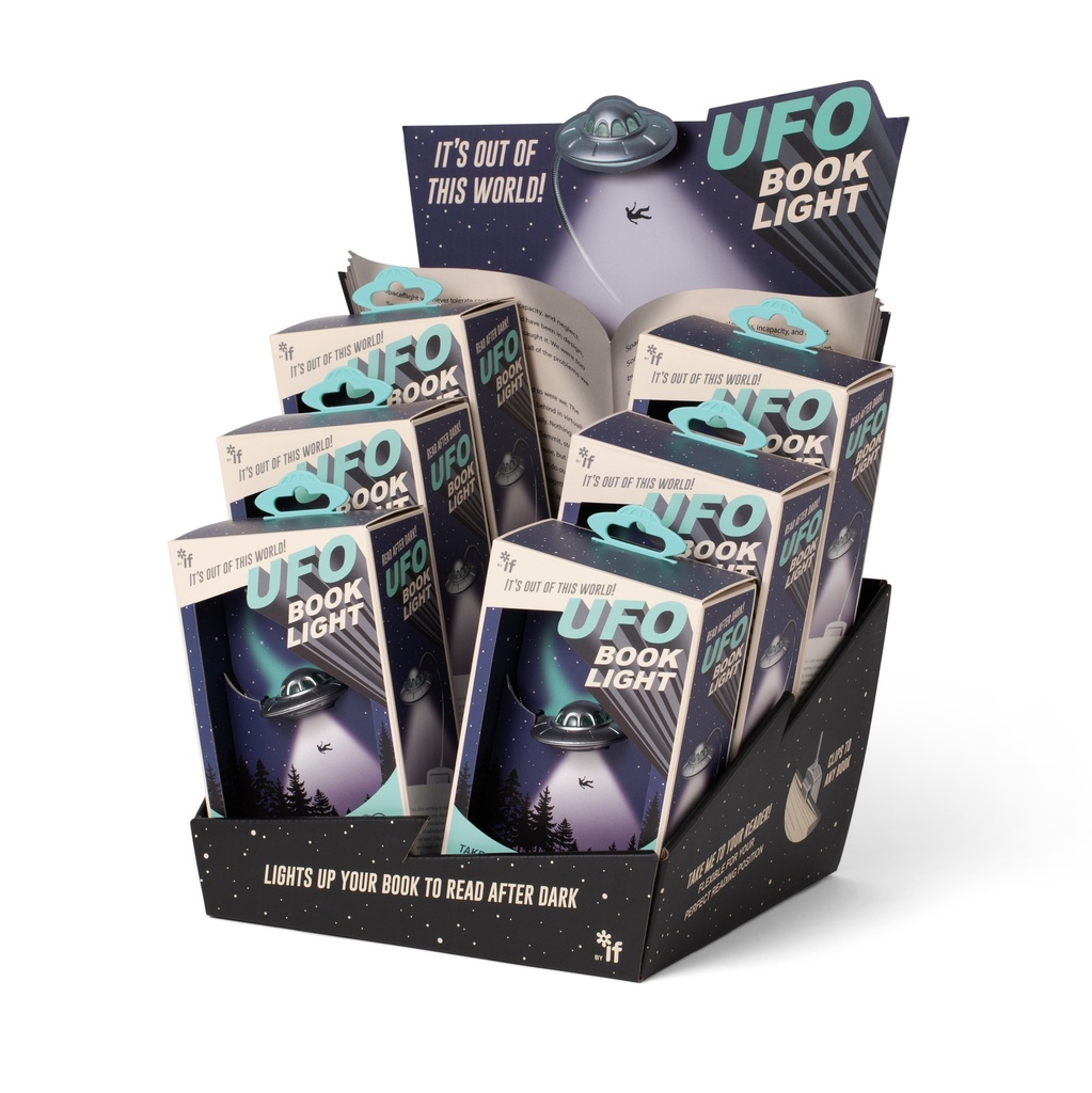 EXPOSITOR UFO BOOK LIGHT 6 UNITS-EMPTY 
