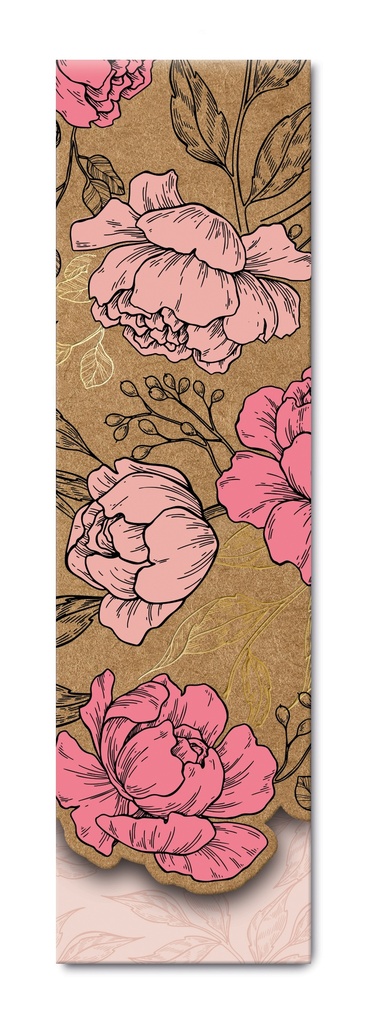 KRAFTY BOOKMARK FLORAL 