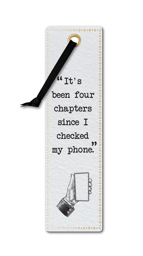 LITERARY BOOKMARKS CHECKED MY PHONE 