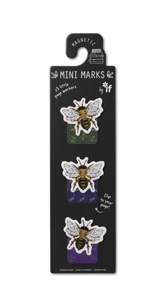 MAGNETIC MINI MARKS BEES 