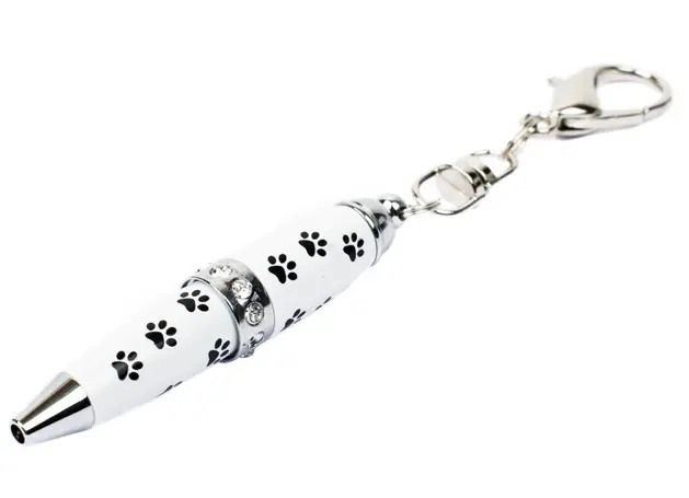 MINI PEN BLANCO-NEGRO HUELLAS PERRO 