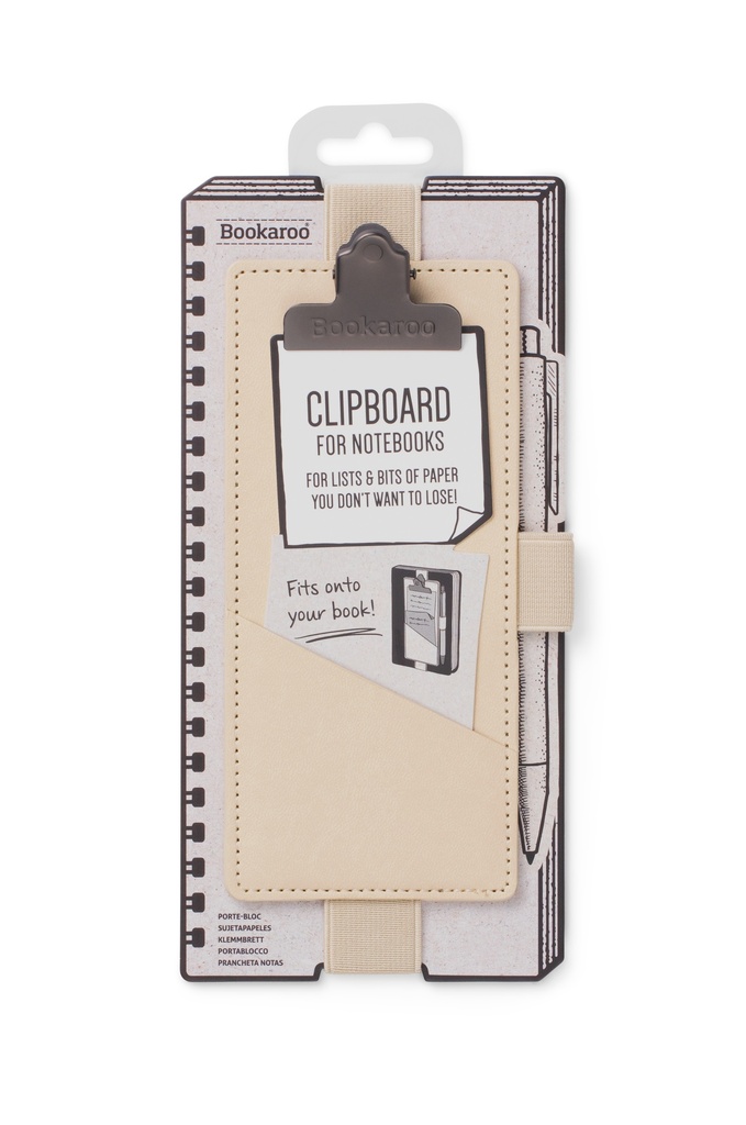 NOTEBOOK CLIPBOARD CREAM 