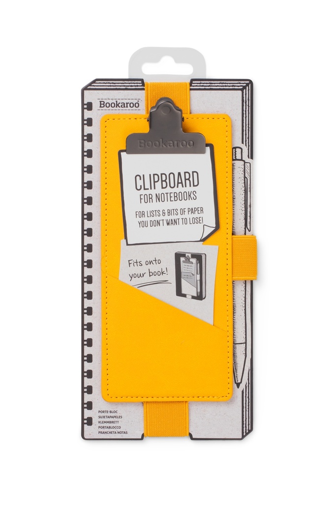 NOTEBOOK CLIPBOARD YELLOW 