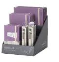 NOTEBOOK & PEN AUBERGINE  IMPLANT 