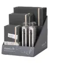 NOTEBOOK & PEN CHARCOAL IMPLANT 