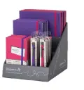 NOTEBOOK & PEN PURPLE & PINK IMPLANT 