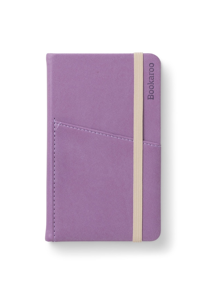 NOTEBOOK POCKET A6 JOURNAL AUBERGINE IF43031- AUBERGINE-BOOKAROO A6 NOTEBOOK