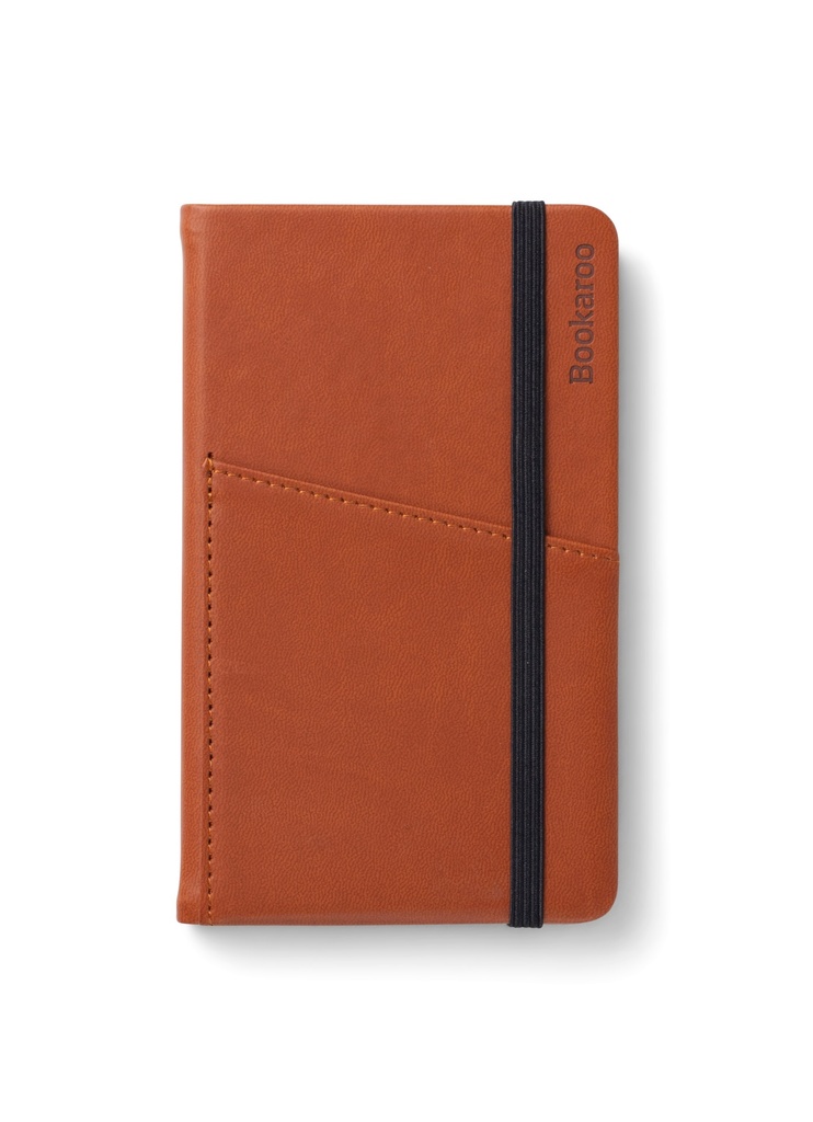 NOTEBOOK POCKET A6 JOURNAL BROWN IF43011-BROWN - BOOKAROO A6 NOTEBOOK