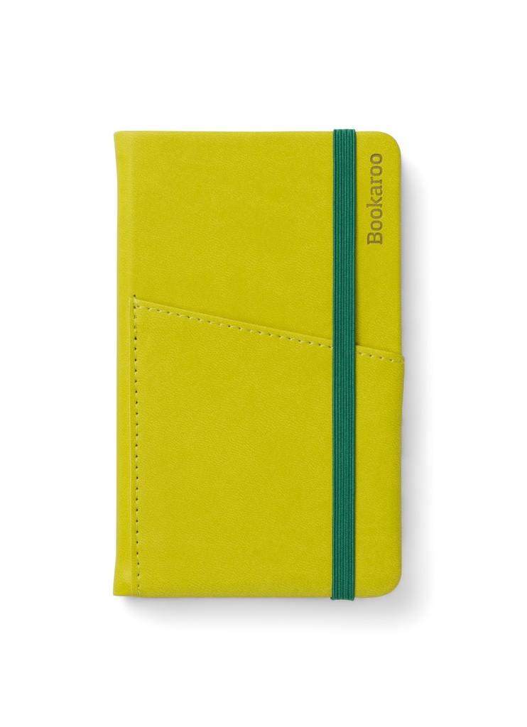 NOTEBOOK POCKET A6 JOURNAL CHARTREUSE IF43050-CHARTREUSE BOOKAROO A6 POCKET 