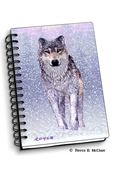 NOTEBOOK SNOW WOLF 