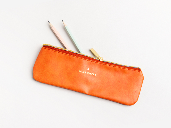 PENCIL CASE - CORAL 