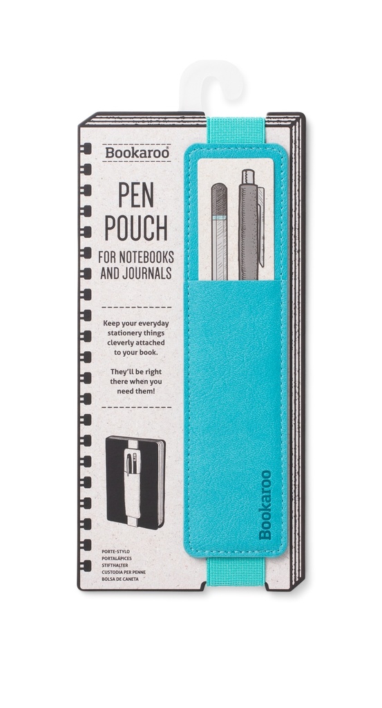 PEN POUCH FOR BOOKS TURQUOISE 