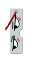 PULL - A - FACE BOOKMARKS - LOOK RIGHT 