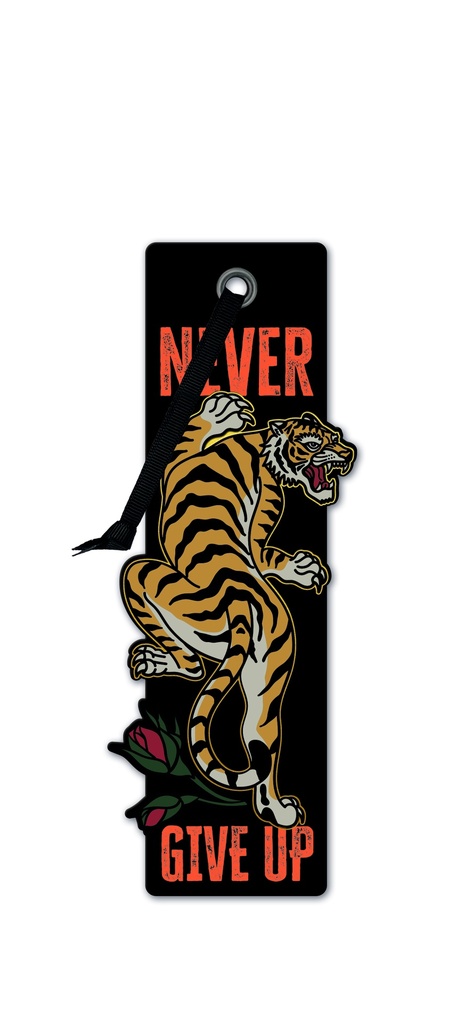 QUIRKY BOOKMARKS - NEVER GIVE UP 