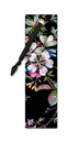 V&A BOOKMARK BLACK FLORAL 