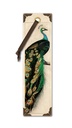 VINTAGE BOOKMARKS PEACOCK 