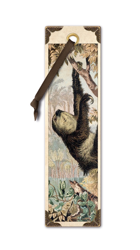 VINTAGE BOOKMARKS SLOTH 