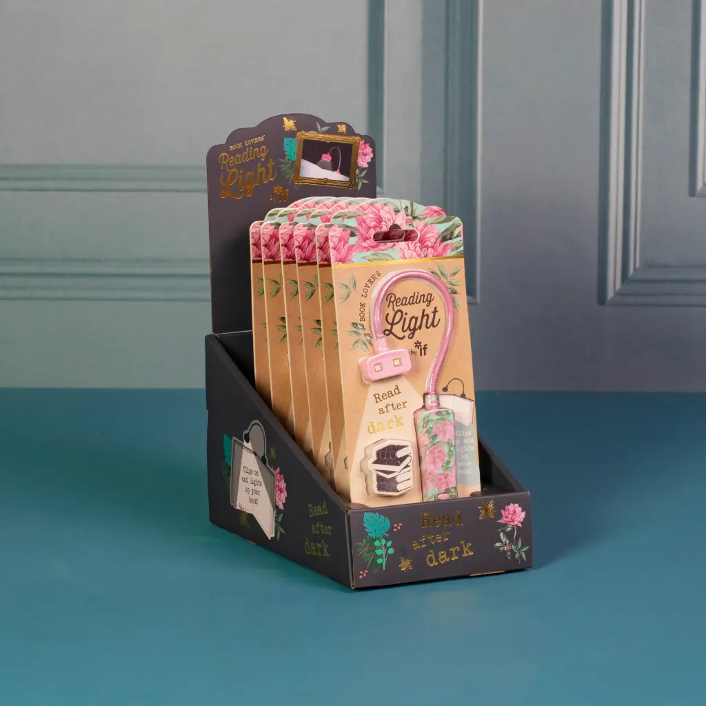 BOOK LOVER'S FLORAL 6 UNITS + DISPLAY 