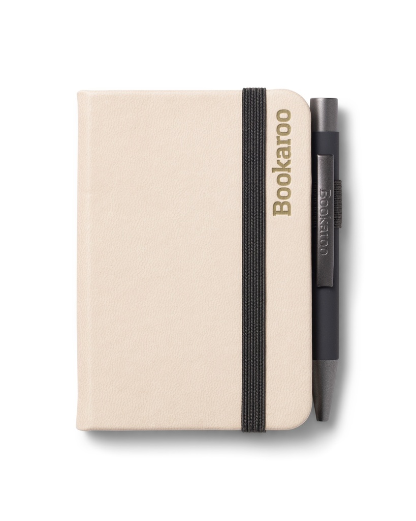 Bookaroo - A7 Baby Notebook & Pen - Cream
