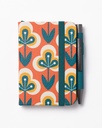 Bookaroo - A7 Baby Notebook & Pen - Teal & Orange - Retro