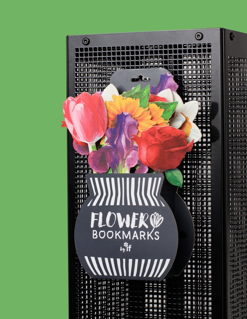 Flower Bookmarks HANGING Display - EMPTY