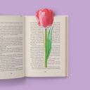 Flower Bookmarks - Painted Pink Tulip