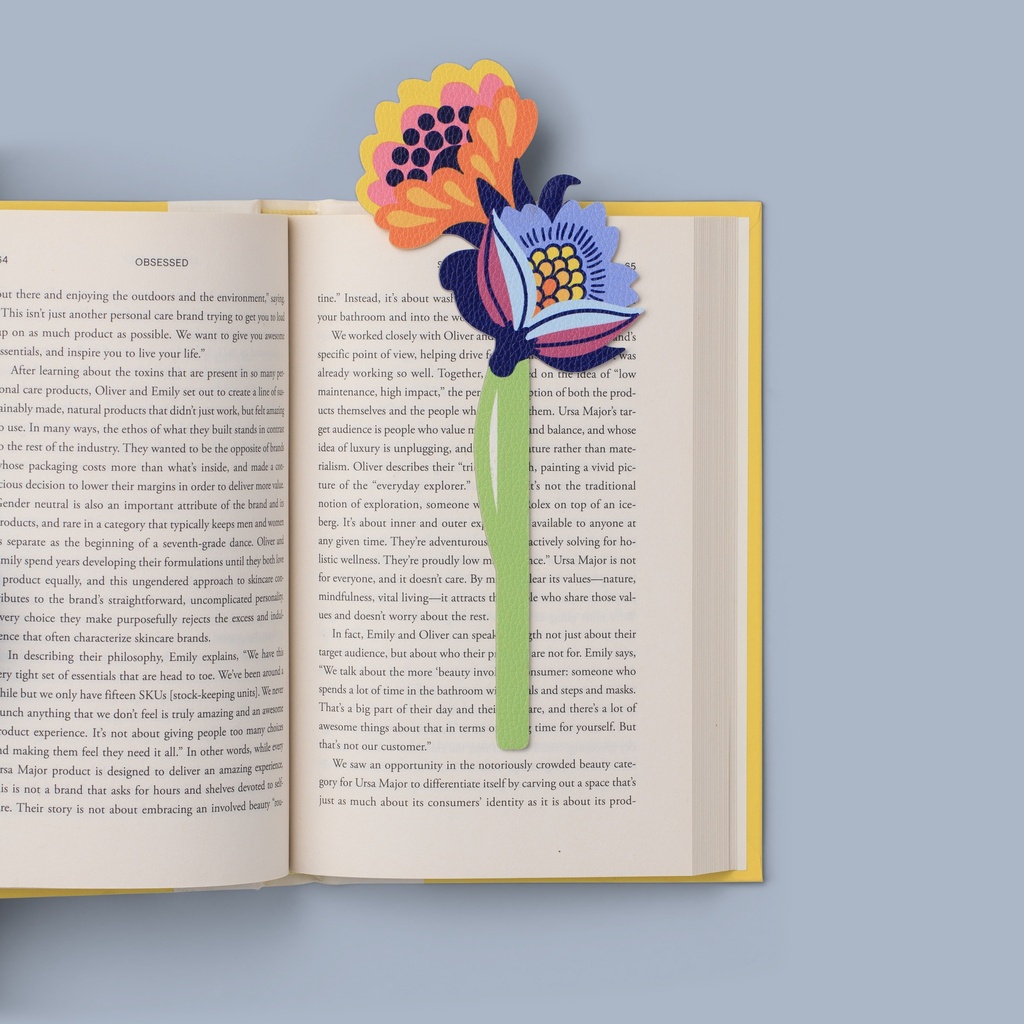 Flower Bookmarks - Folky