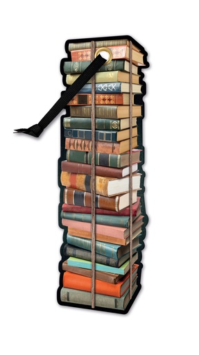 [ACB005] ACADEMIA BOOKMARK PILE OF BOOKS 