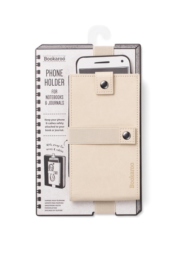 [BPH007] BOOKAROO PHONE HOLDER CREAM 