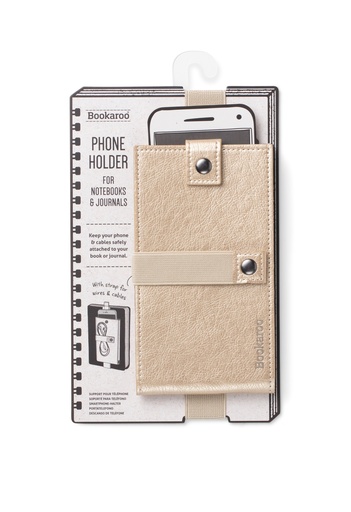 [BPH005] BOOKAROO PHONE HOLDER GOLD 