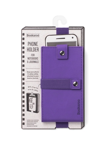 [BPH001] BOOKAROO PHONE HOLDER PURPLE 