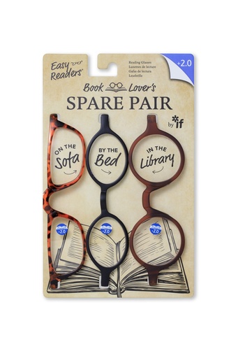 [IF44003] BOOK LOOVER'S SPARE PAIR +2.0 