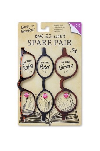 [IF44004] BOOK LOOVER'S SPARE PAIR +2.5 