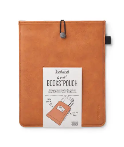 [BSP004] BOOKS & STUFF POUCH- BROWN 