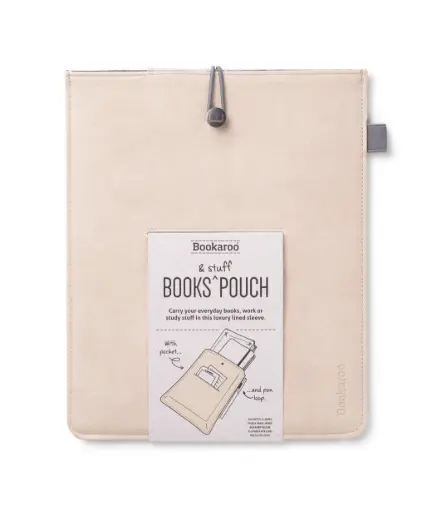 [BSP006] BOOKS & STUFF POUCH- CREAM 