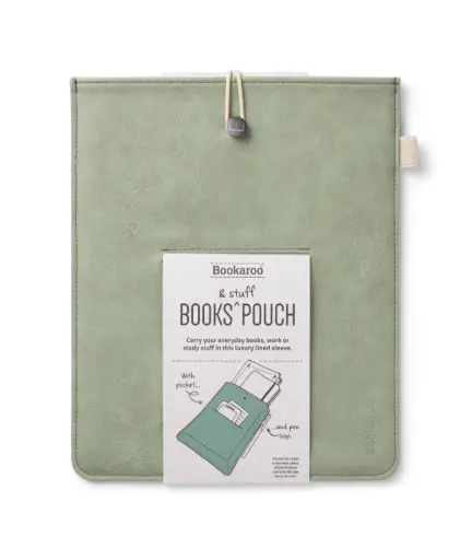 [BSP007] BOOKS & STUFF POUCH- FERN 