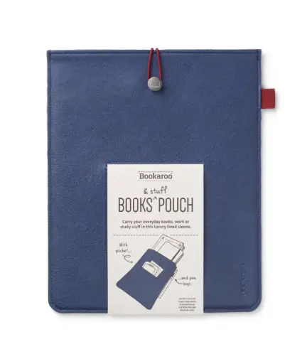 [BSP003] BOOKS & STUFF POUCH- NAVY 