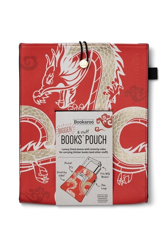 [BSP015] BOOKS & STUFF POUCH- WARRIOR DRAGON 