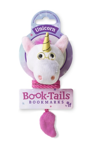 [IF96812] BOOK-TAILS BOOKMARK - UNICORN 