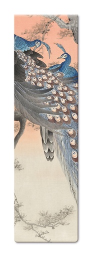 [CCB006] CLASSICS MAGNETIC BOOKMARK TWO PEACOCKS 